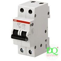 CẦU DAO ĐIỆN ABB-MCB 2P 6A 4.5Ka