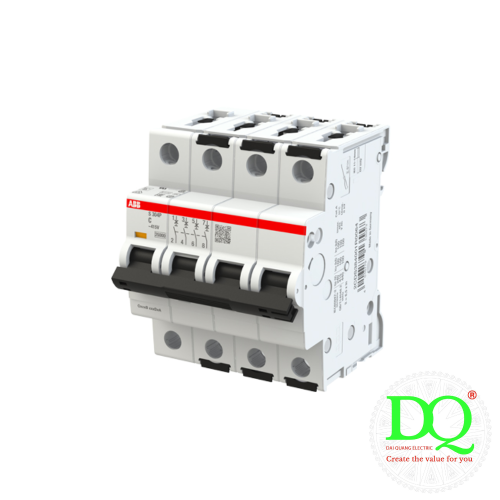 Cầu dao điện tự động ABB - MCB 4P 10A 4.5kA SH204L-C10 Cầu dao điện tự động ABB - MCB 4P 10A 4.5kA SH204L-C10