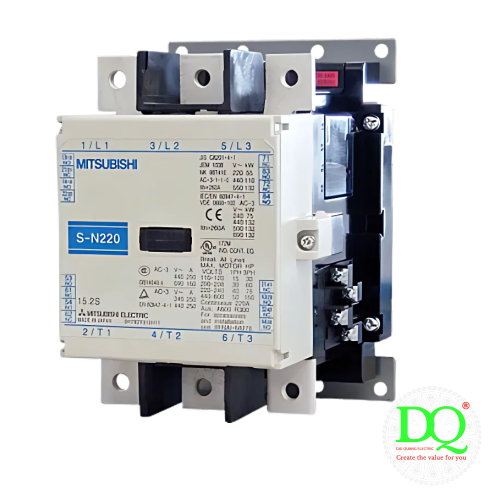 Contactor Mitsubishi S-N400 400A 2NO+2NC 220V Contactor Mitsubishi S-N400 400A 2NO+2NC 220V