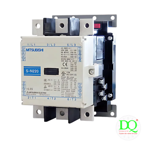 KHỞI ĐỘNG TỪ MITSUBISHI 3P S-N600-AC220V KHỞI ĐỘNG TỪ MITSUBISHI 3P S-N600-AC220V
