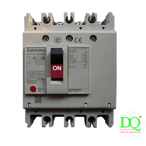 MCCB Mitsubishi 4P/160A/30KA – NF160-SW MCCB Mitsubishi 4P/160A/30KA – NF160-SW