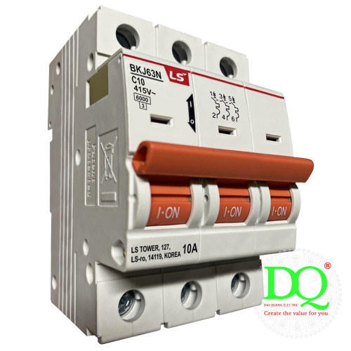 CẦU DAO ĐIỆN MCB - LS 3P 10A 6KA