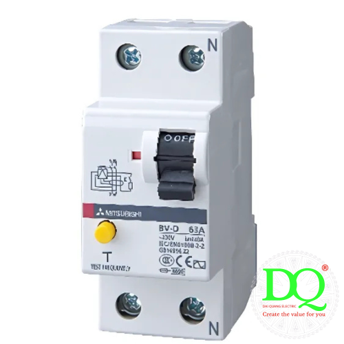 CẦU DAO CHỐNG GIẬT - RCBO - RCCB - MITSUBISHI BV-D-2P 25A 30mA CẦU DAO CHỐNG GIẬT - RCBO - RCCB - MITSUBISHI BV-D-2P 25A 30mA