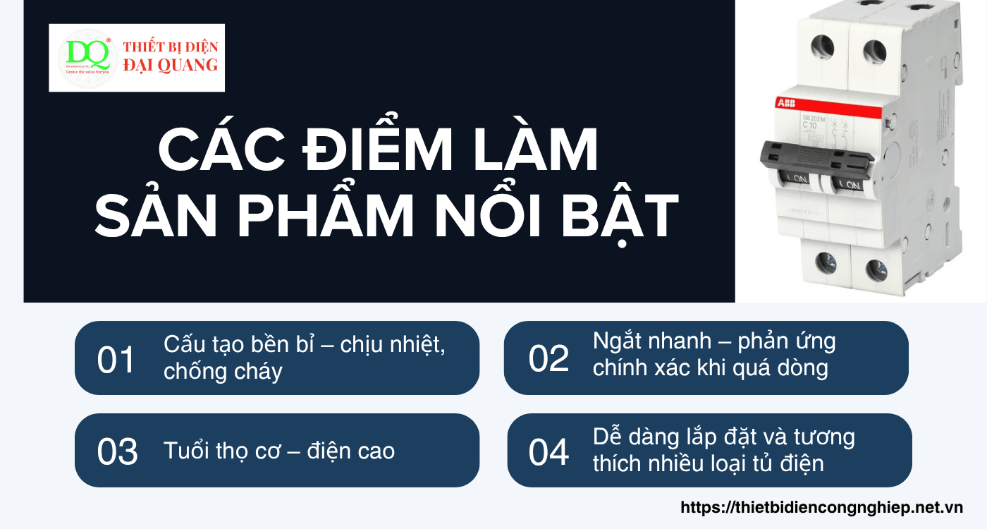 Các điểm làm sản phẩm nổi bật tại Thiết bị điện Đại Quang