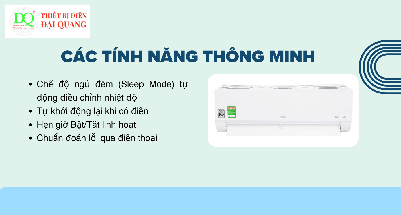Các tính năng thông minh tại Thiết bị điện Đại Quang