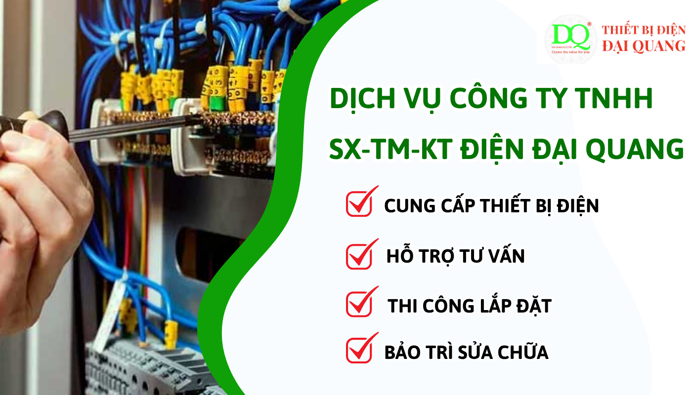 Cam kết từ CÔNG TY ĐIỆN ĐẠI QUANG thiết bị điện đại quang
