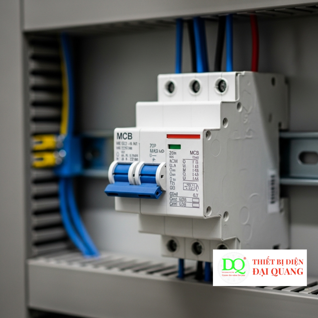Cầu dao CB công nghiệp MCB tại thiết bị điện đại quang