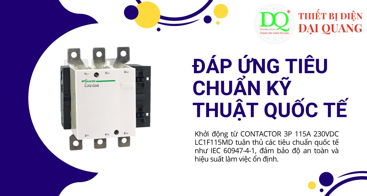 Đáp ứng tiêu chuẩn kỹ thuật quốc tế tại Thiết bị điện Đại Quang