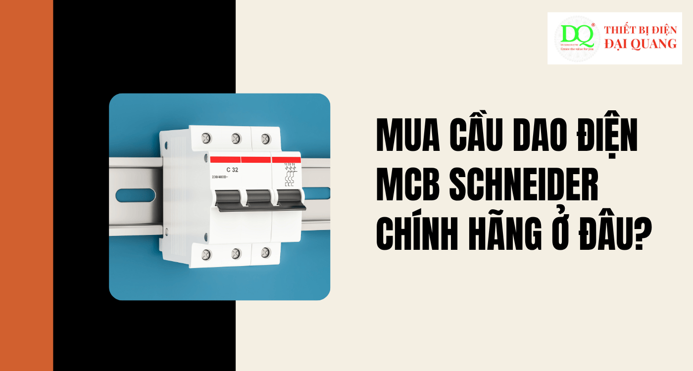 Mua cầu dao điện MCB Schneider EZ9F34206 chính hãng ở đâu? tại Thiết bị điện Đại Quang