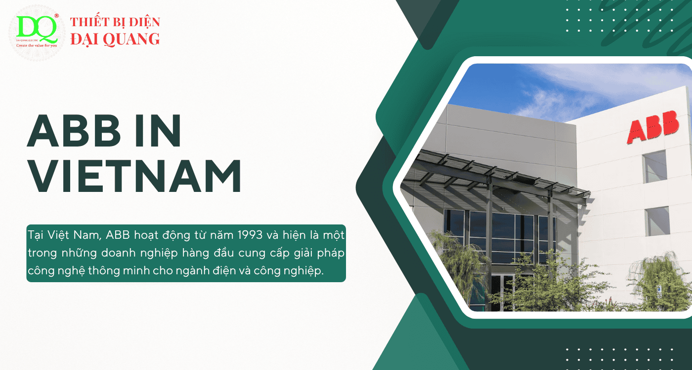 Sản phẩm chính hãng ABB tại Thiết bị điện Đại Quang