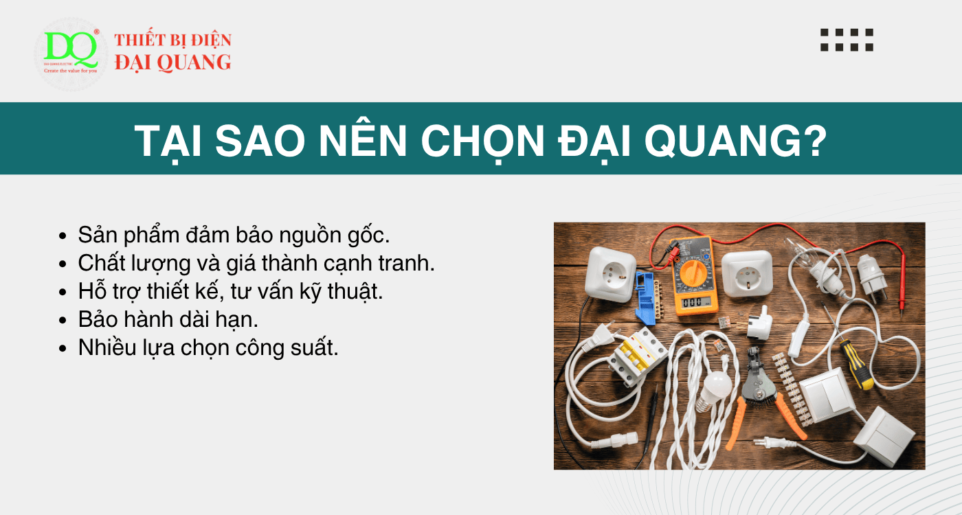 Tại sao nên chọn tủ chiếu sáng của Đại Quang? tại Thiết bị điện Đại Quang