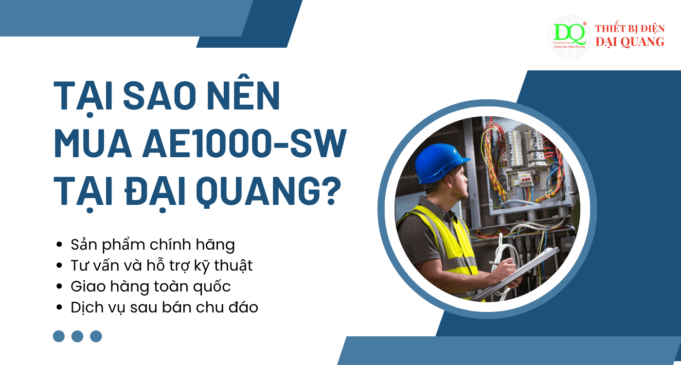 Tại sao nên mua AE1000-SW tại Đại Quang? tại Thiết bị điện Đại Quang