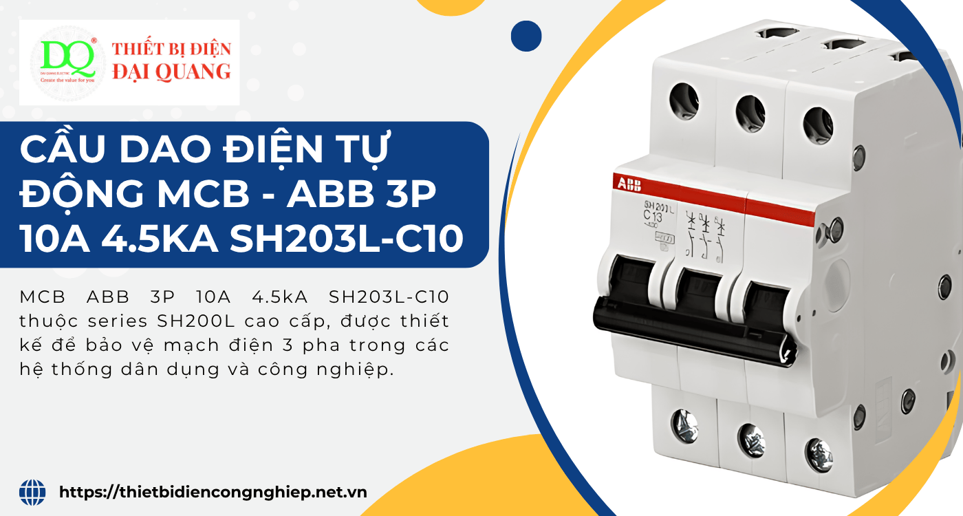 Thiết bị đóng cắt hiện đại, an toàn và bền bỉ tại Thiết bị điện Đại Quang