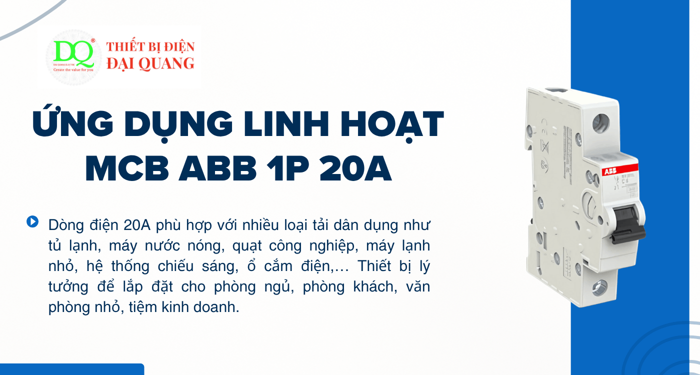 Ứng dụng linh hoạt tại Thiết bị điện Đại Quang