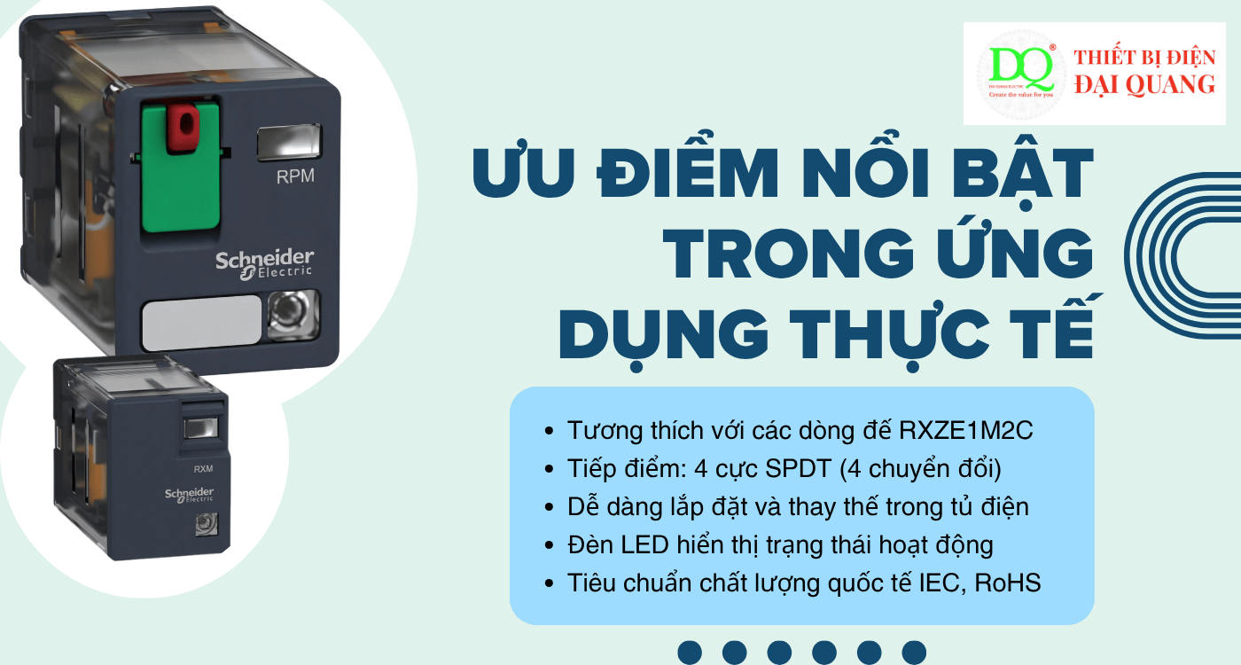 Ưu điểm nổi bật trong ứng dụng thực tế tại Thiết bị điện Đại Quang
