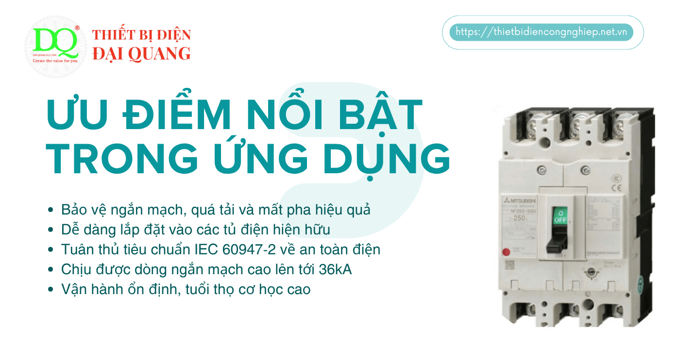 Ưu điểm nổi bật trong ứng dụng tại Thiết bị điện Đại Quang