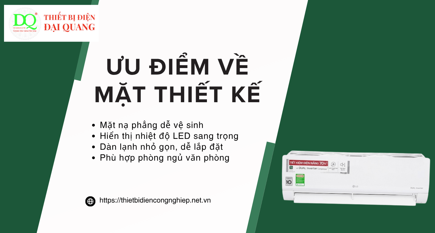 Ưu điểm về mặt thiết kế tại Thiết bị điện Đại Quang