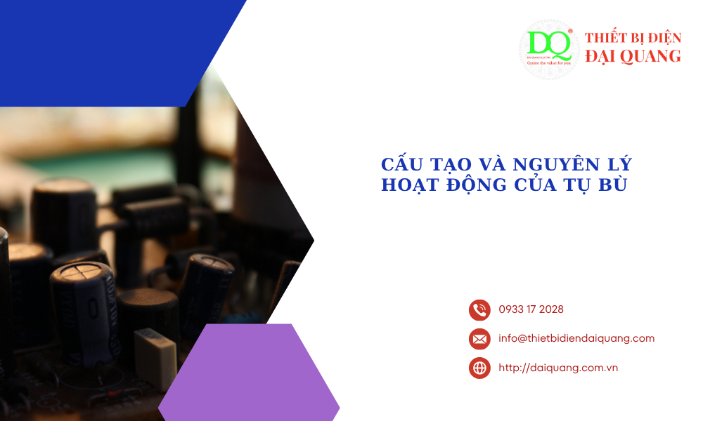 Cấu tạo tụ bù tại thiết bị điện đại quang