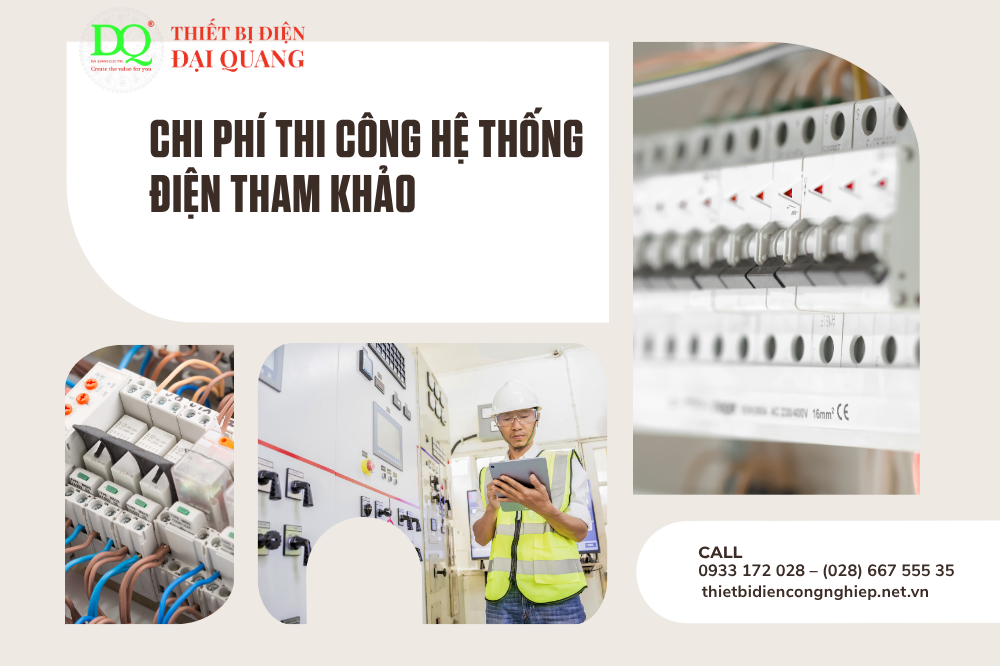Thi công lắp đặt hệ thống điện tại thiết bị điện đại quang