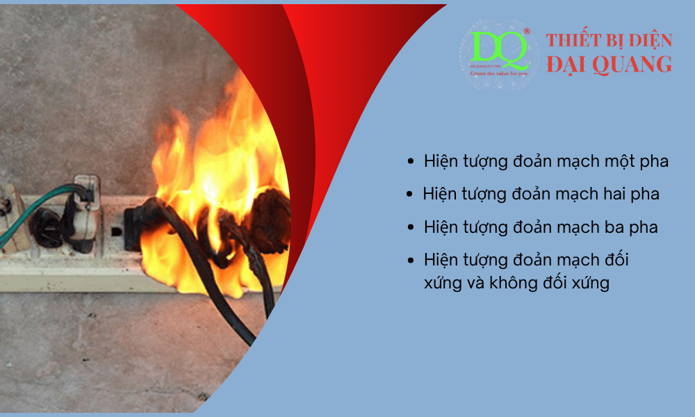 Có mấy loại đoản mạch thông thường tại thiết bị điện đại quang