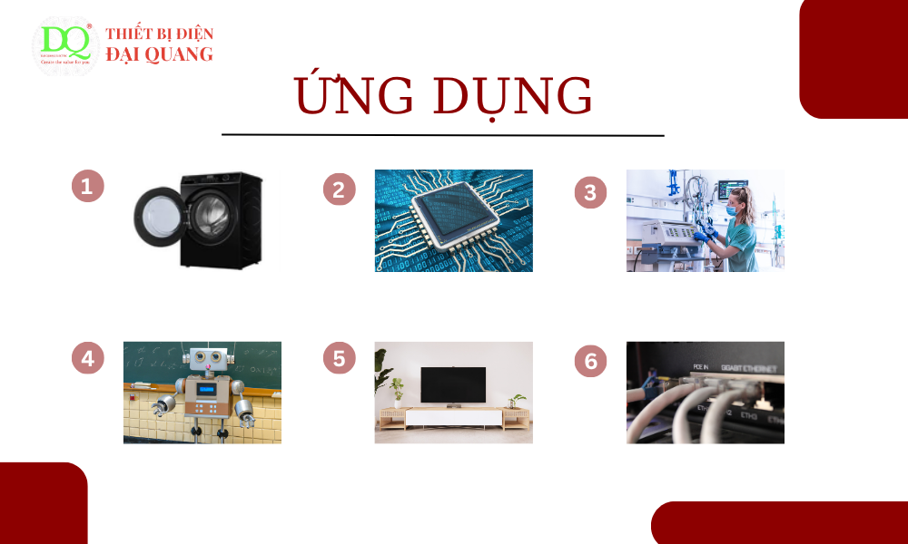 ứng dụng mạch lọc tại thiết bị điện đại quang