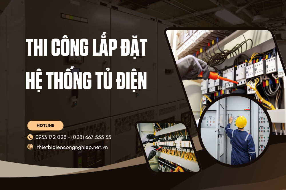 Thi công lắp đặt hệ thống tủ điện tại thiệt bị điện đại quang