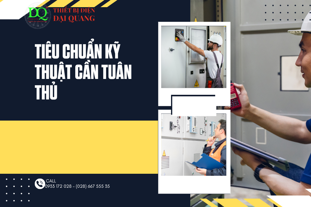 Thi công lắp đặt hệ thống điện tại thiết bị điện đại quang