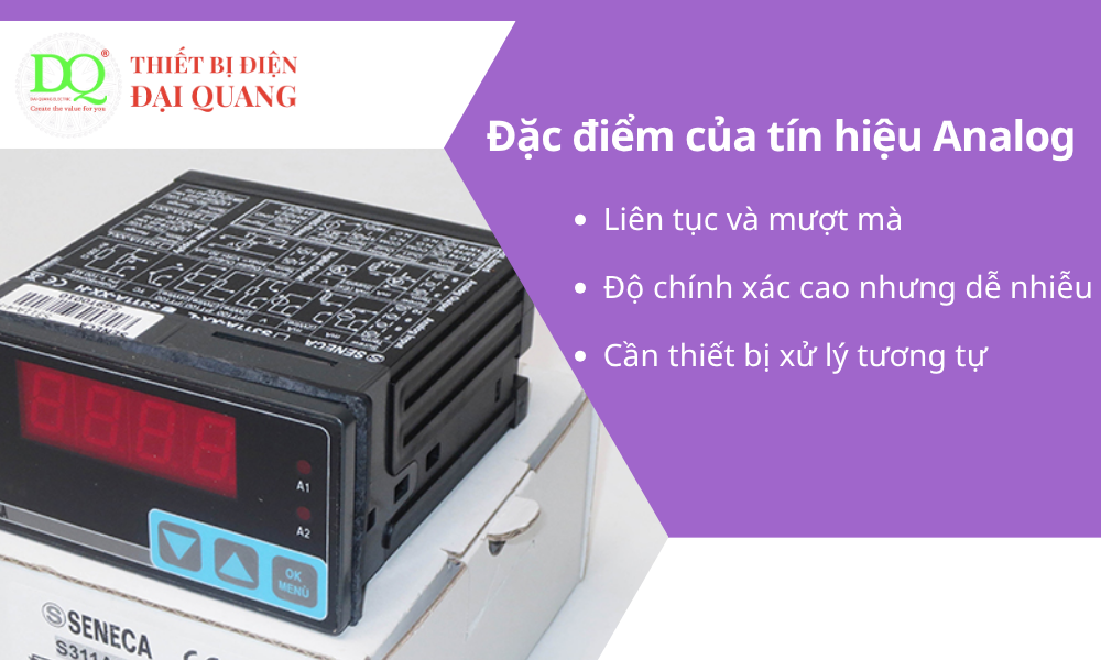 Đặc điểm của tín hiệu analog tại thiết bị điện đại quang