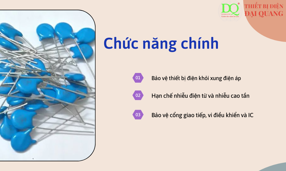 Chức năng chính - thiết bị điện đại quang