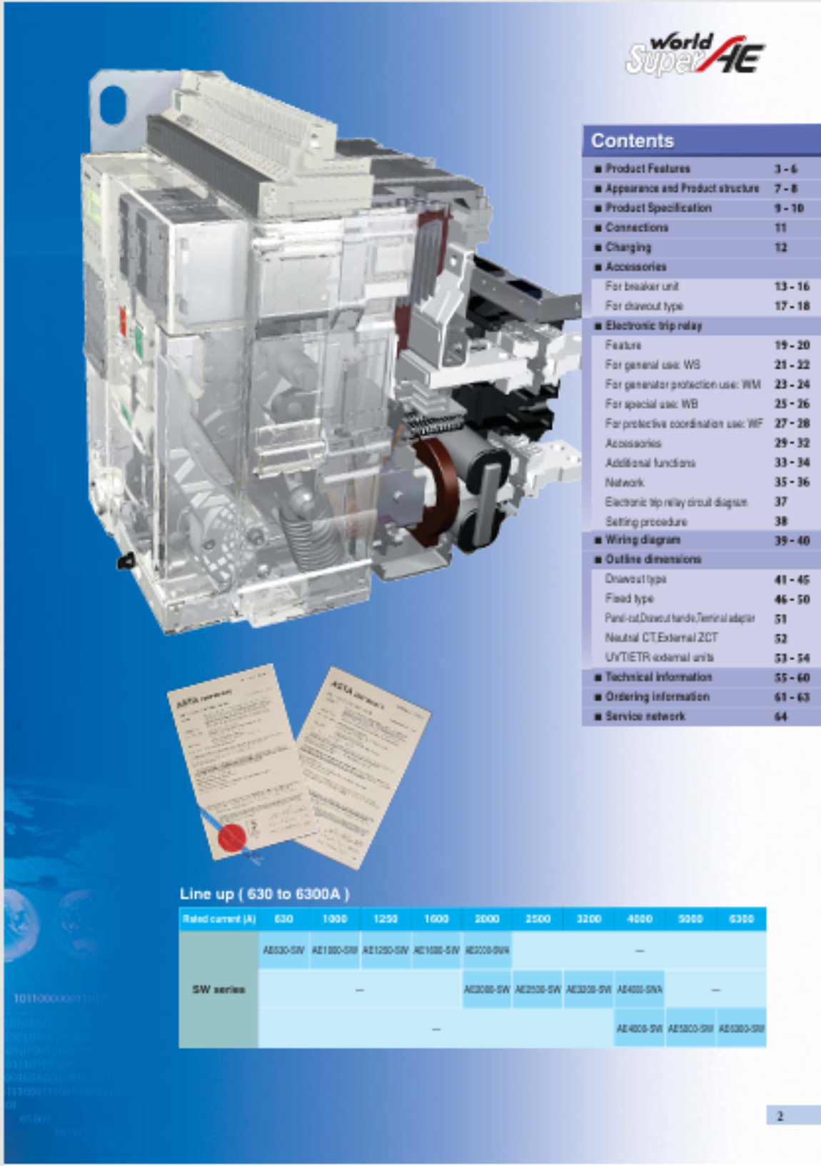 Catalogue Mitsubishi dòng MCCB từ 16A-1600A tại thiết bị điện đại quang