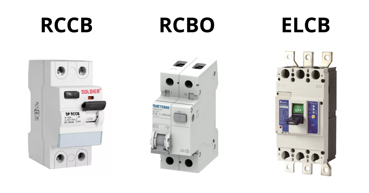 các cb chống giật phổ biến