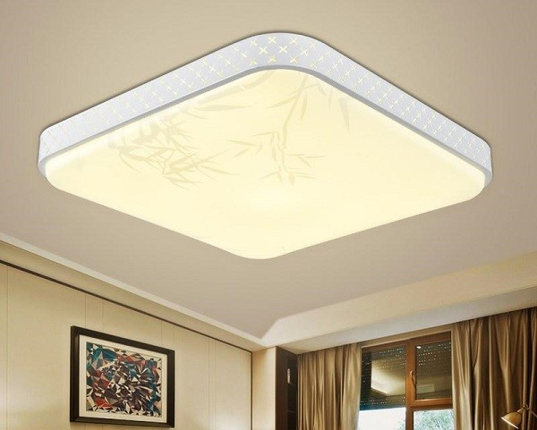 đèn led ốp trần phòng khách hiện đại