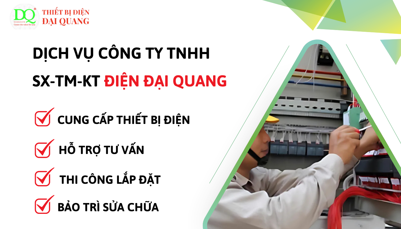 Vì sao nên mua cầu dao điện MCB Schneider EZ9F34163 1P 32A 4.5kA tại Công ty Điện Đại Quang? tại thiết bị điện đại quang