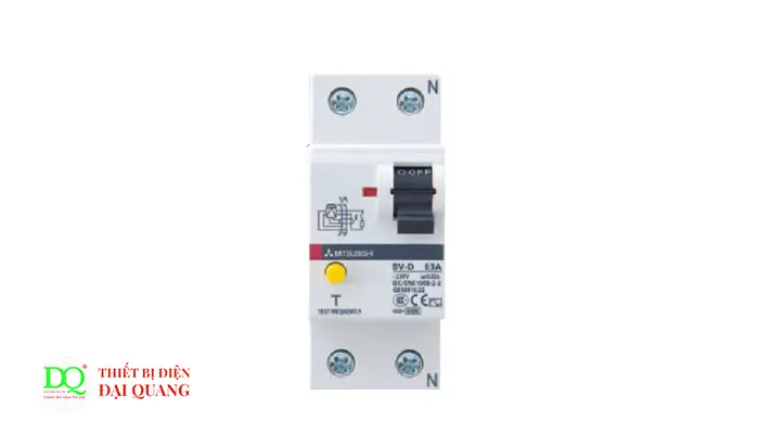 Cầu dao chống giật RCBO - RCCB Mitsubishi ABV-D 2P 25A 300mA tại Thiết Bị Điện Đại Quang