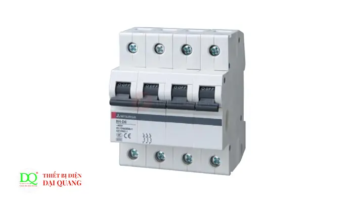 CẦU DAO TỰ ĐỘNG MCB MITSUBISHI 3P- 10A- 4.5KA-BHW-T4 3P tại Thiết Bị Điện Đại Quang