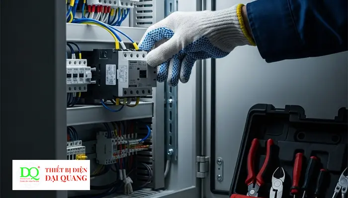 Khởi Động Từ Mitsubishi S-N12 AC110 tại Thiết Bị Điện Đại Quang