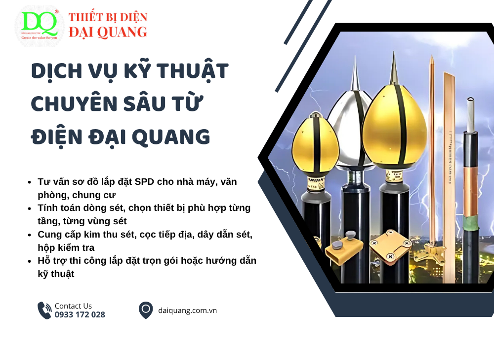 Dịch vụ kỹ thuật chuyên sâu từ ĐIỆN ĐẠI QUANG tại thiết bị điện đại quang