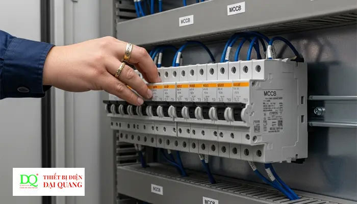 CẦU DAO ĐIỆN MCCB - ABB 2P 20A 30kA, loại A1N tại Thiết Bị Điện Đại Quang