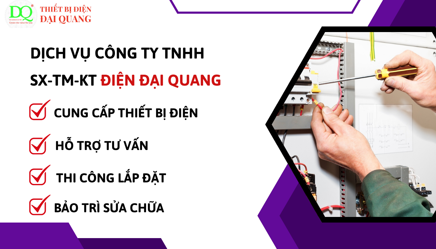 Hướng dẫn lắp đặt Aptomat BH-D6 4P 63A tại thiết bị điện đại quang