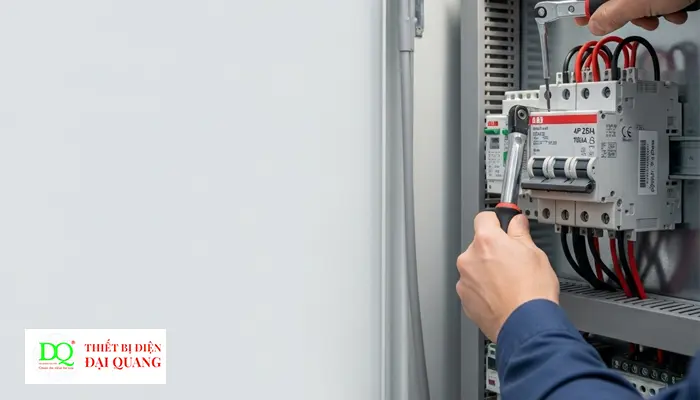CẦU DAO ĐIỆN MCCB - ABB 4P 25A 10kA, loại A1A tại Thiết Bị Điện Đại Quang