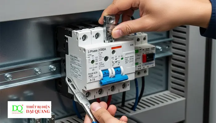 ACB 3P 2000A 50kA FIXED Thiết Bị Điện Đại Quang.