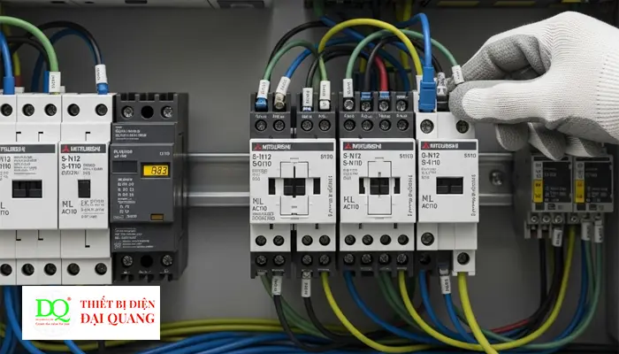 Khởi Động Từ Mitsubishi S-N12 AC110 tại Thiết Bị Điện Đại Quang
