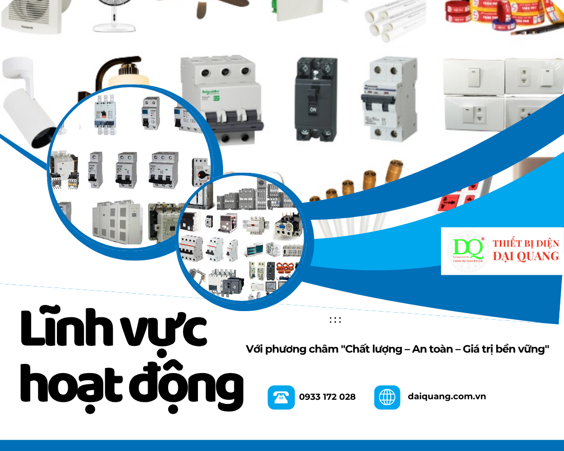 Lĩnh vực hoạt động tại thiết bị điện đại quang