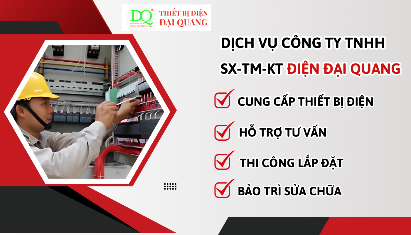 Mua MCB 4P 6A 10kA 415VAC ở đâu uy tín? tại thiết bị điện đại quang