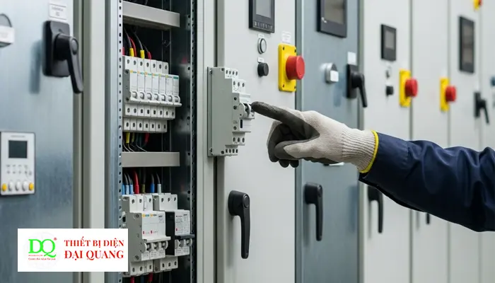 Tủ Điện ngăn chứa MCCB tại Thiết Bị Điện Đại Quang