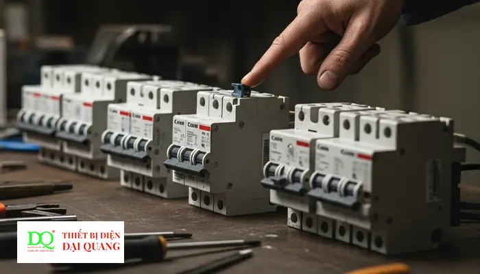 ACB Mitsubishi AE1600-SW 3P, 1600A, 65KA Kiểu Lắp Cố Định tại Thiết Bị Điện Đại Quang