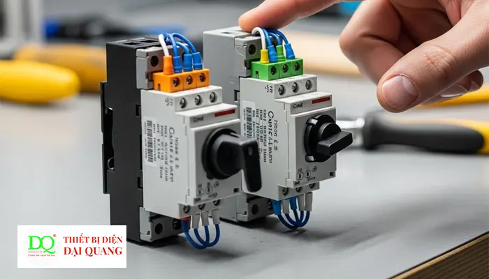 Cầu dao chống giật RCBO RCCB BV-DN 1PN 10A 30 tại Thiết Bị Điện Đại Quang.