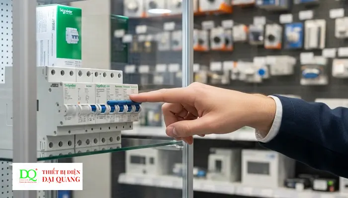 CẦU DAO TỰ ĐỘNG 2P 32A 6KA - SCHNEIDER tại Thiết Bị Điện Đại Quang