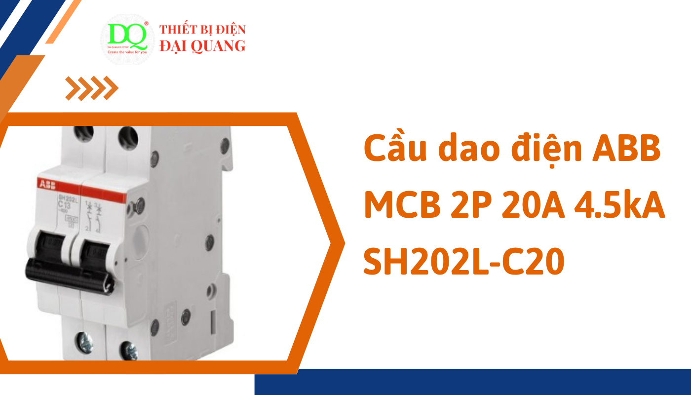 Ứng dụng của Cầu dao điện ABB - MCB 2P 20A 4.5kA SH202L-C20 tại thiết bị điện đại quang