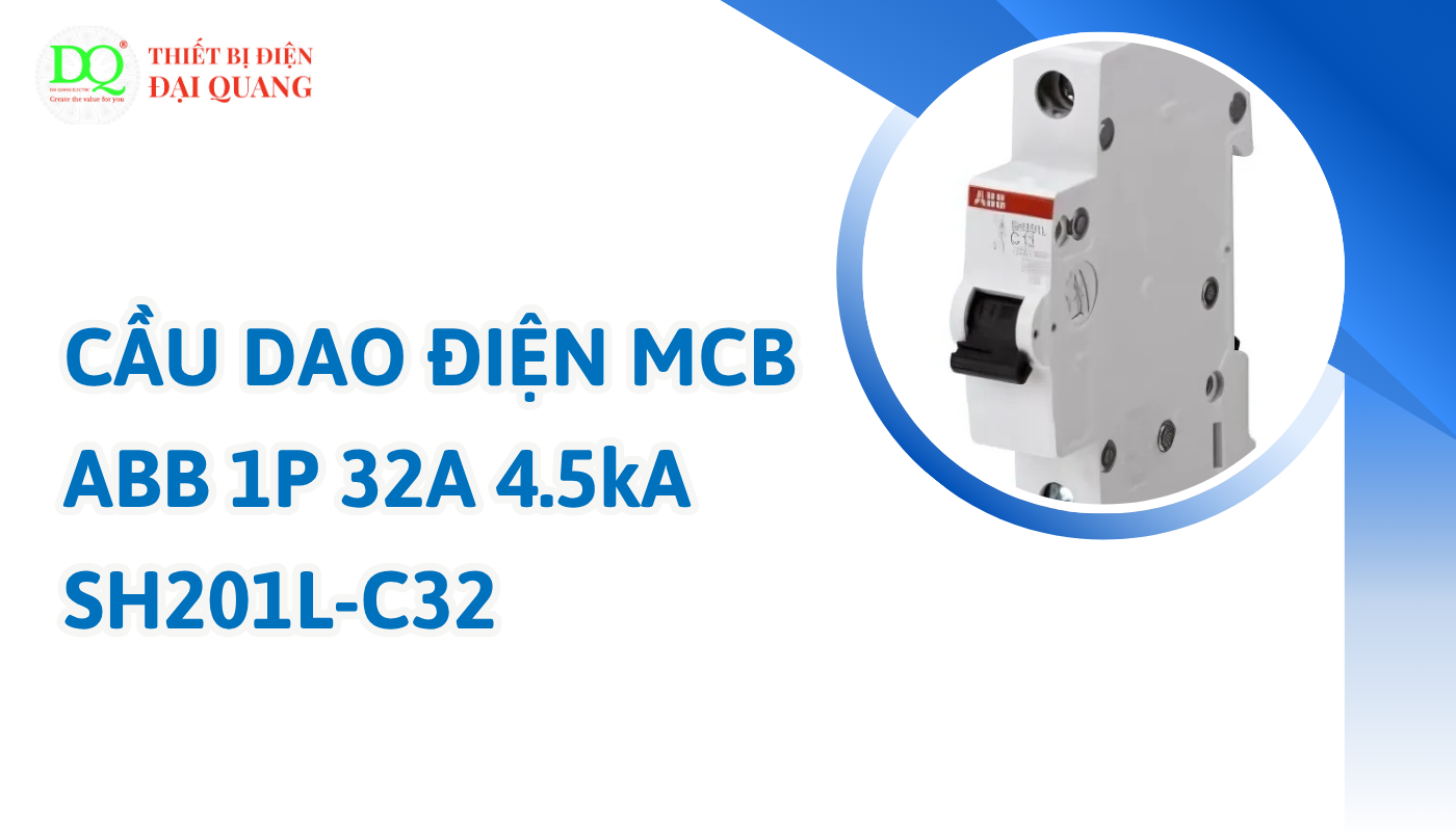 Ứng dụng của cầu dao điện MCB ABB SH201L-C32 trong thực tế tại thiết bị điện đại quang